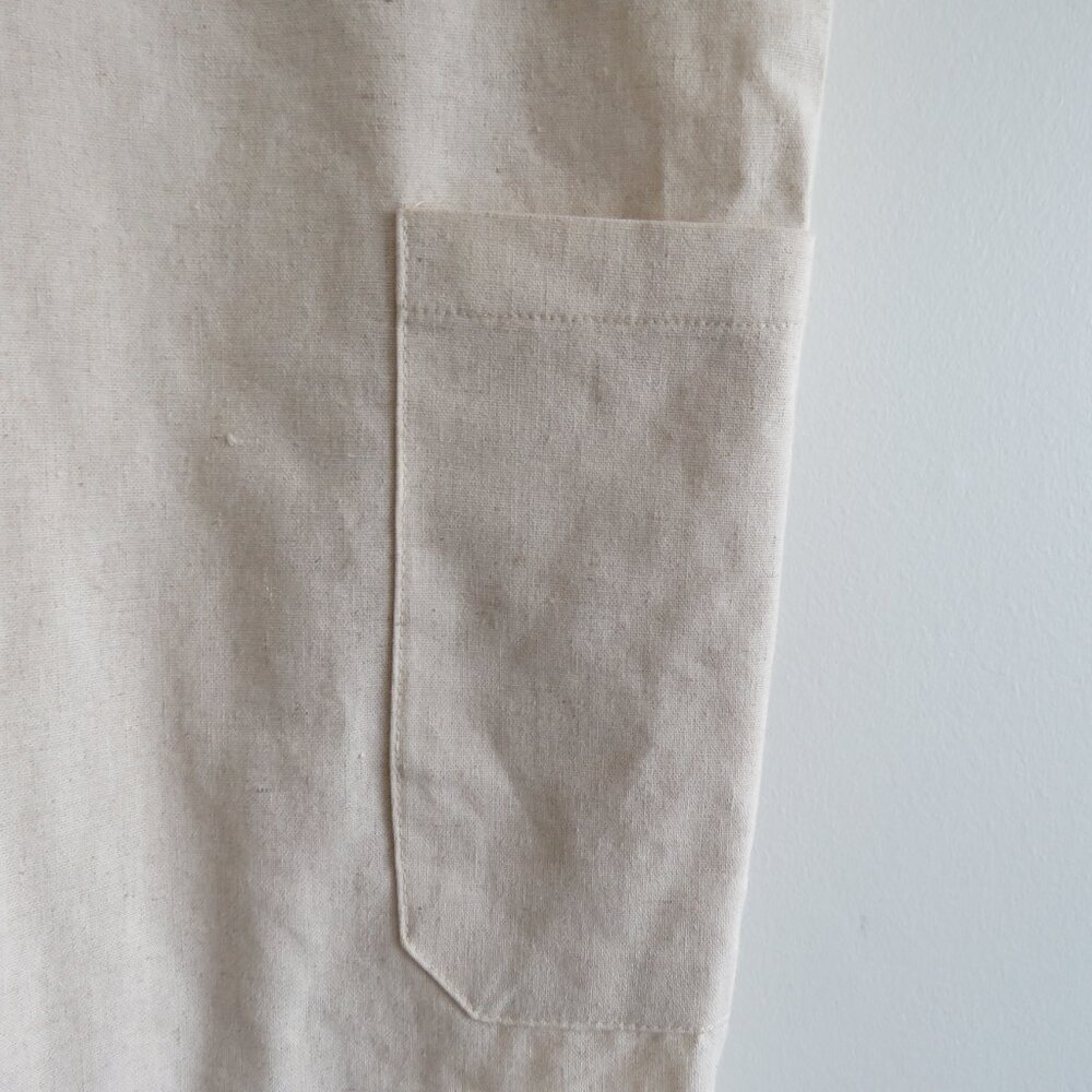 PRINCESS POLLY Linen Blend Utility Boilersuit Jumpsuit in Oatmeal - Size US 4 - Picture 7 of 16